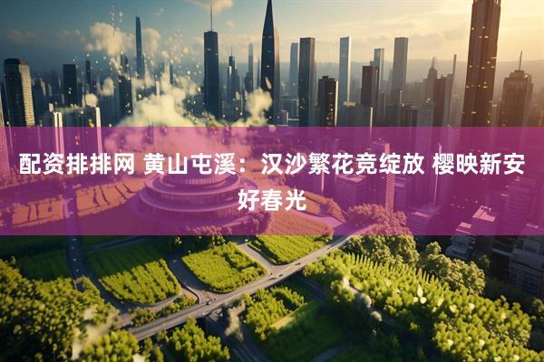 配资排排网 黄山屯溪：汉沙繁花竞绽放 樱映新安好春光